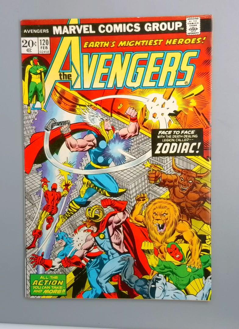 Avengers #120, FN/VF Marvel Comics Group, 1973 JR1