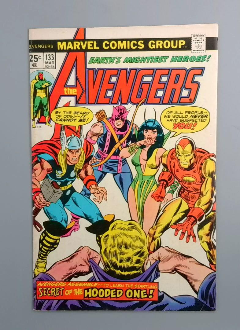 Avengers #133, FN- Earth's Mightiest Heroes, Marvel Comics, 1975 JR1