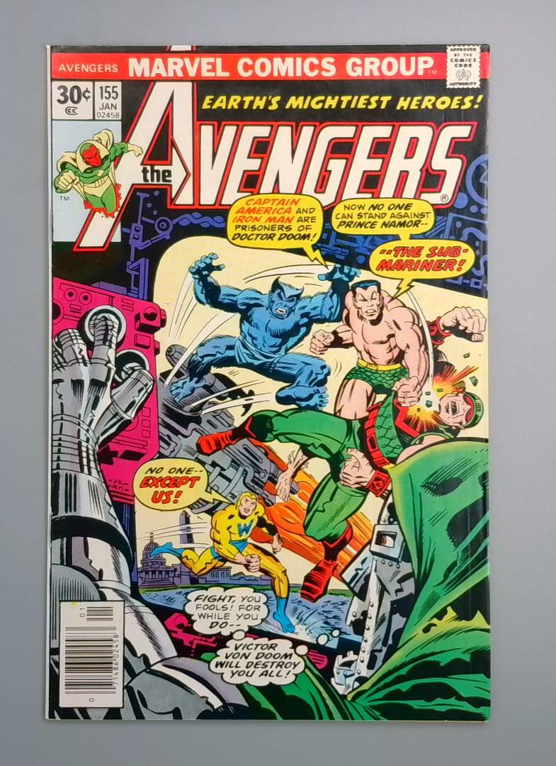 Avengers #155 VF- Dr. Doom Marvel Comics 1977 JR1