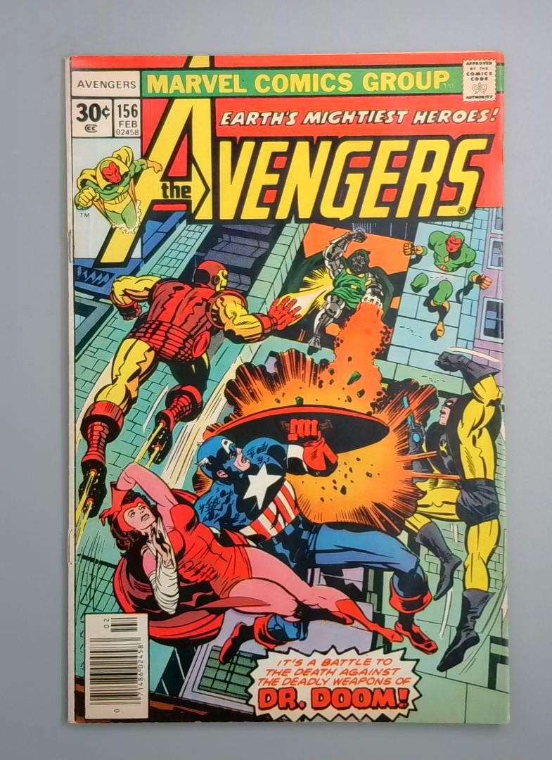 Avengers #156, Dr. Doom Cover, Marvel Comics, Feb 1977 JR1