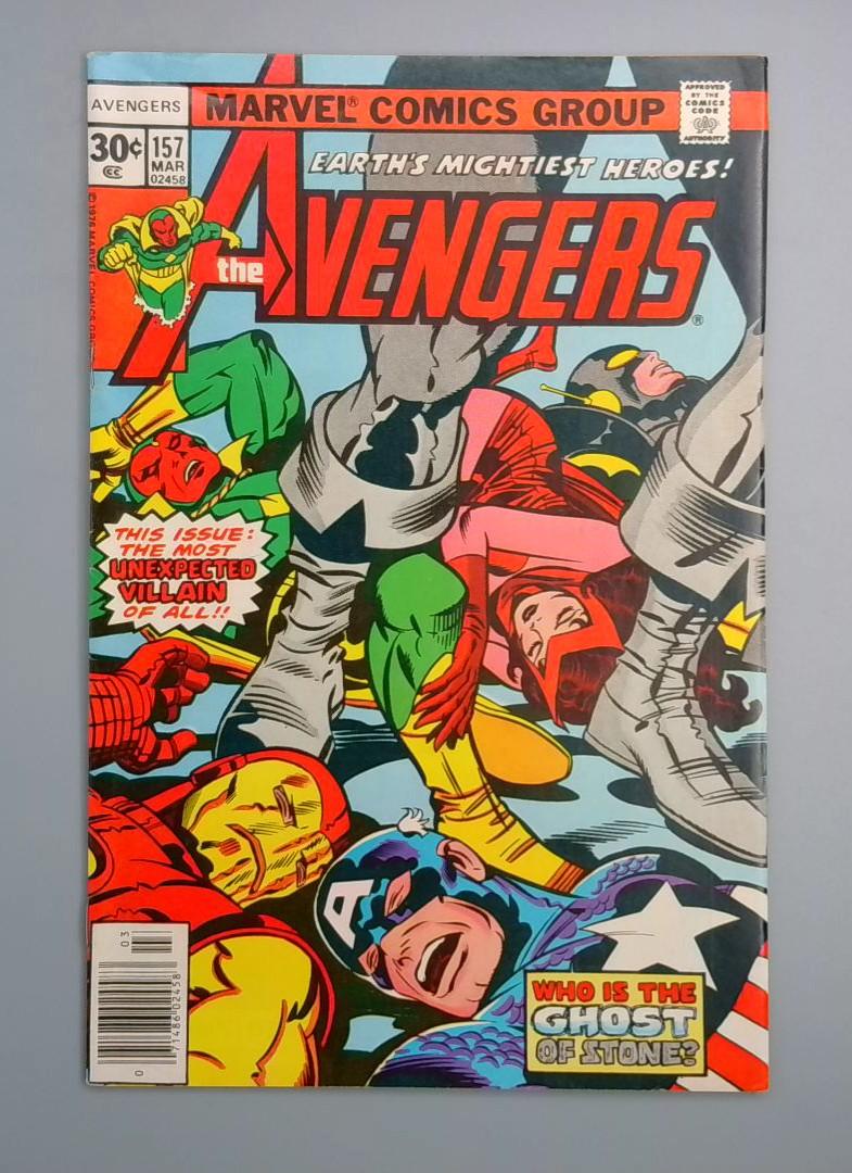 Avengers #157, VF/NM Jack Kirby Marvel Comics, 1977 JR1