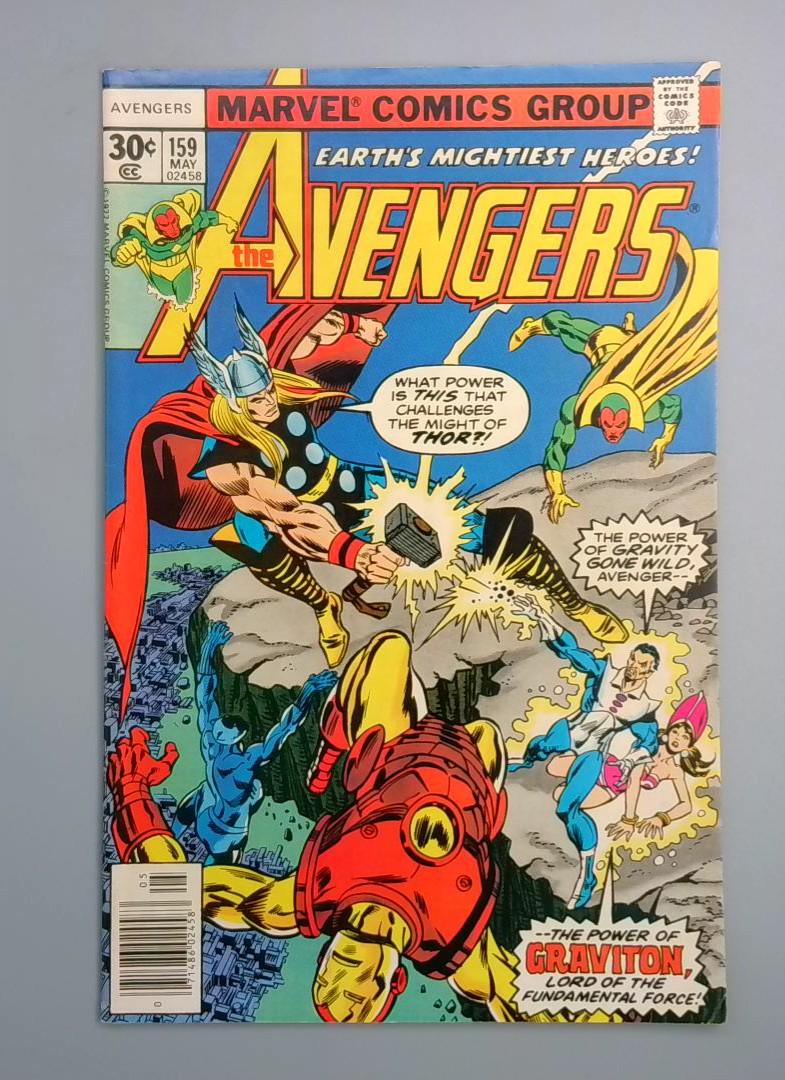 Avengers #159, NM- 2nd Gravitron Marvel Comics 1977 JR1