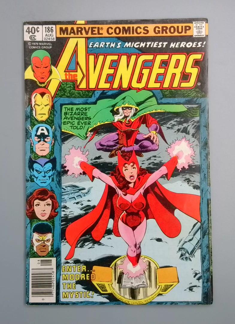 Avengers #186, FN+ 1st Chthon Marvel Comics 1979 JR1