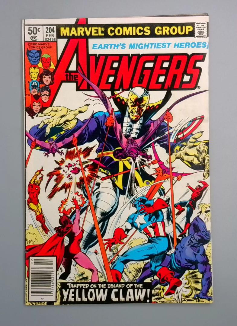 Avengers #204 NM- Newsstand Marvel Comics, 1980 JR1