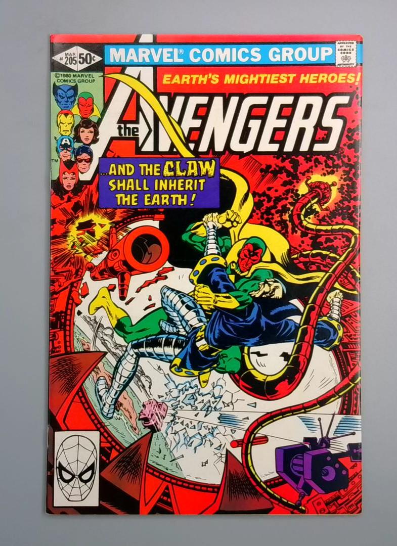 Avengers #205, NM- Marvel Comics, 1980 JR1