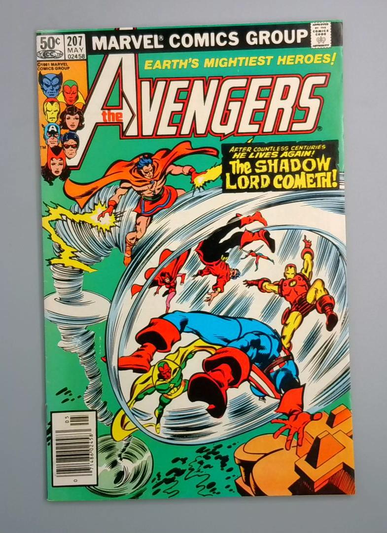 Avengers #207, Shadow Lord, Marvel Comics, 1981 JR1