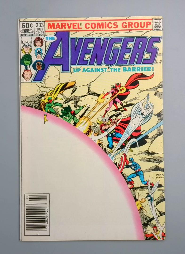 Avengers #233 VF/NM Newsstand Marvel Comics, July 1983 JR1