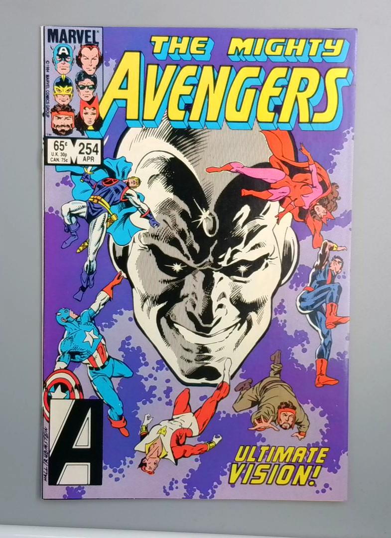 Avengers #254, VF+ Ultimate Vision, Marvel, 1984 JR1