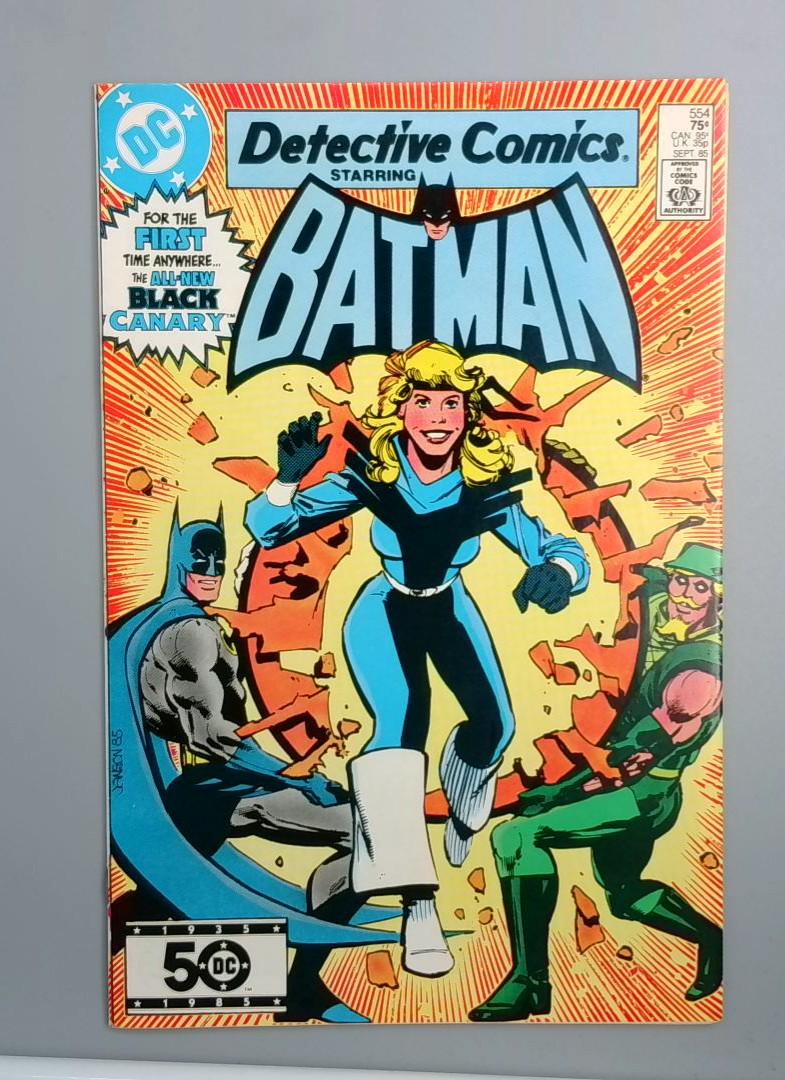 Detective Comics #554, VF- 1st new Black Canary Costume, DC Comics, 1985 JR1