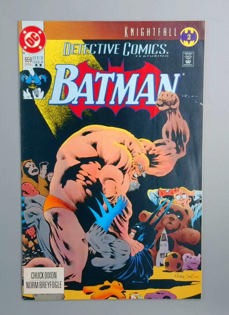 Detective Comics #659, 2nd Print, Knightfall Part 2, DC Comics, 1993 JR1