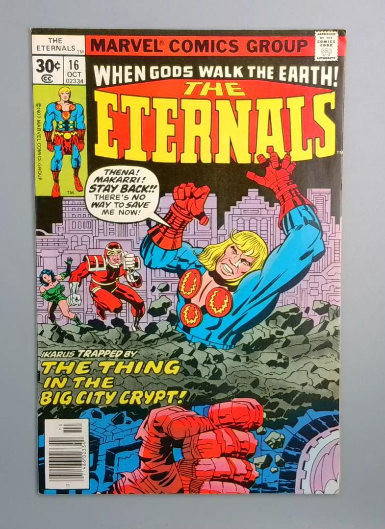 The Eternals #16, VF Marvel Comics Group, 1977 JR1