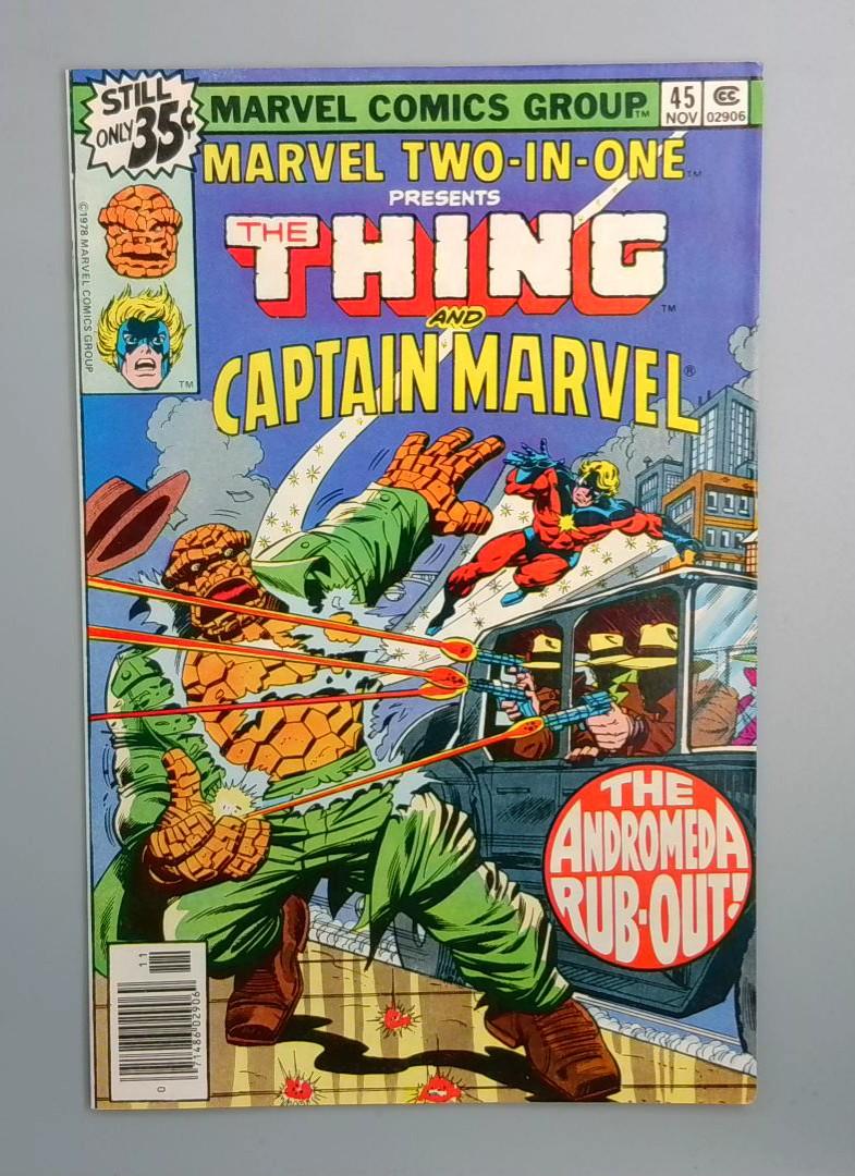 Marvel Two-in-One #45 VF+ Captain Marvel, Marvel Comics, 1978 JR1