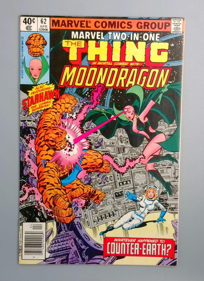 Marvel Two-In-One #62, FN Moondragon, Marvel Comics, 1980 JR1