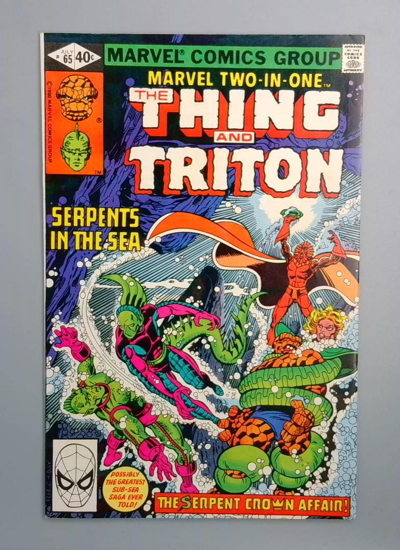 Marvel Two-In-One #65, The Thing and Triton, Marvel Comics 1980 JR1