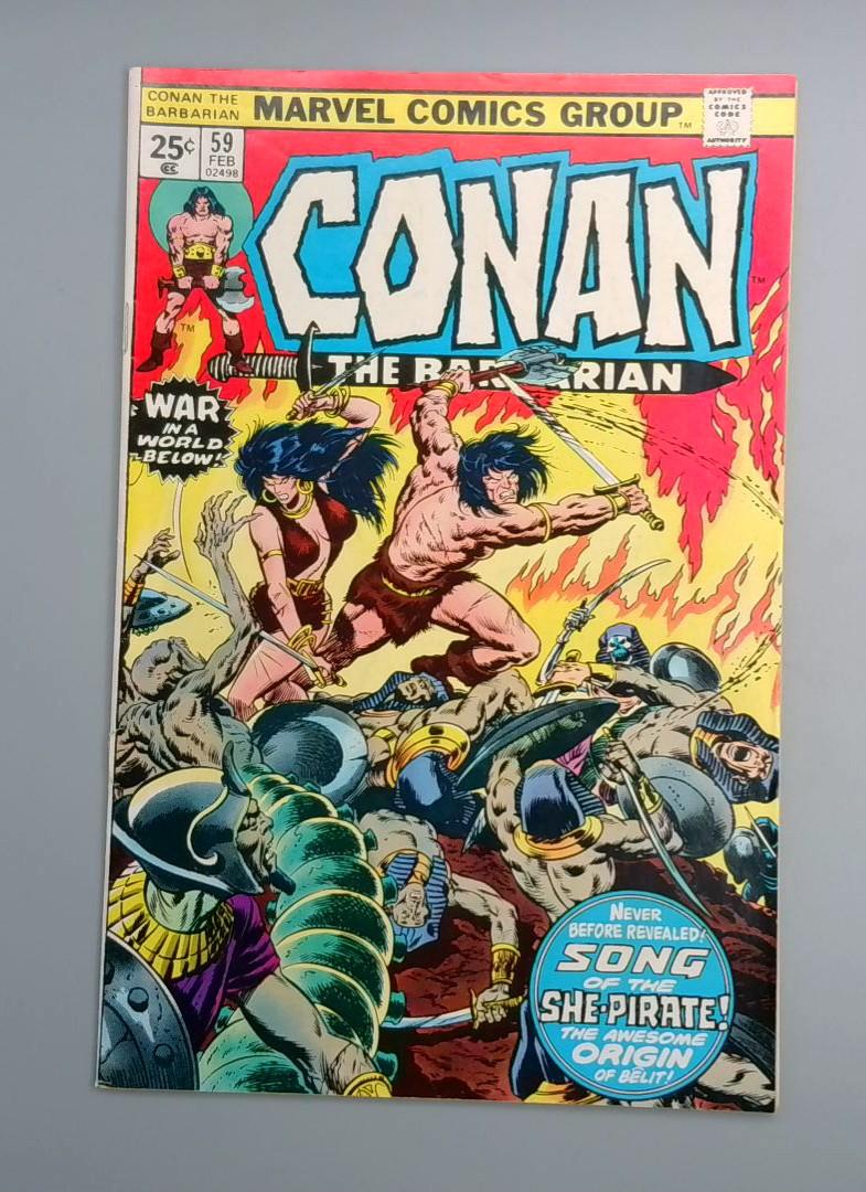 Conan the Barbarian #59, 2nd Belit Marvel Comics Group, 1976 JR1