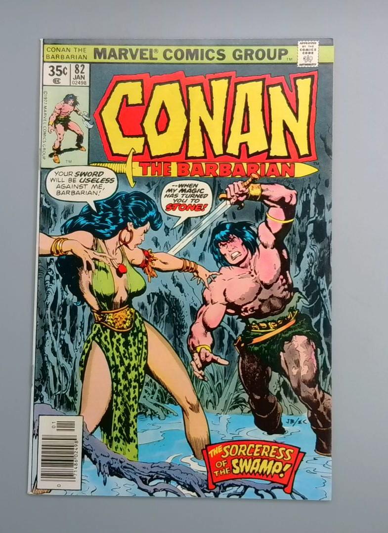 Conan the Barbarian #82 VF+ Marvel Comics, 1977 JR1