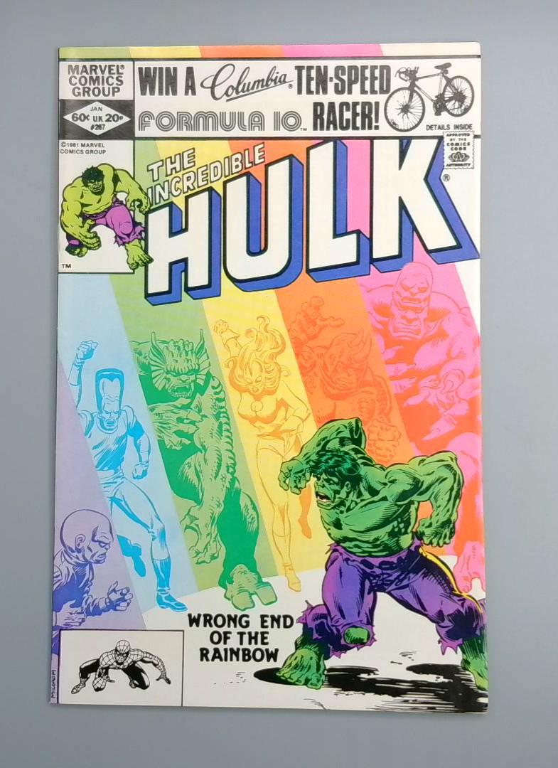 Incredible Hulk #267, 1st Brian Banner (Cameo) Marvel Comics, 1982 JR1