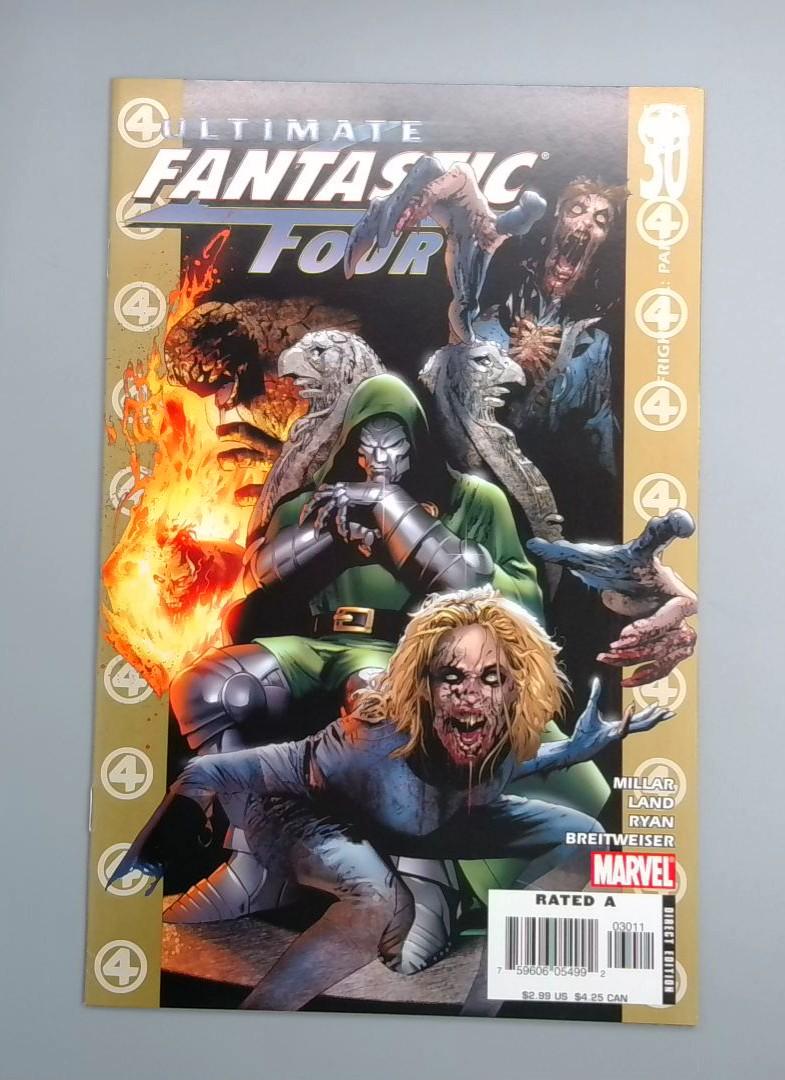 Ultimate Fantastic Four #30, NM 1st Marvel Zombies Cover Marvel Comics, 2006