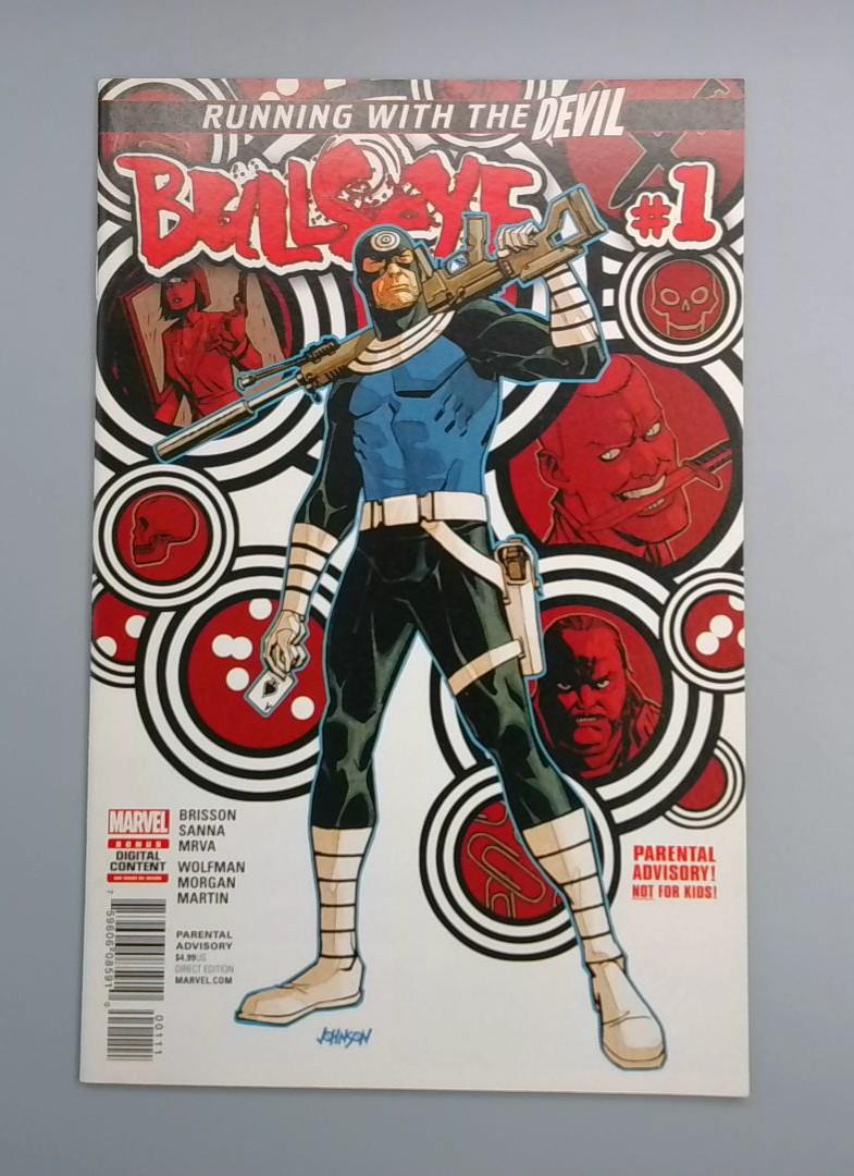Bullseye #1, NM Parental Advisory, Marvel Comics, 2017