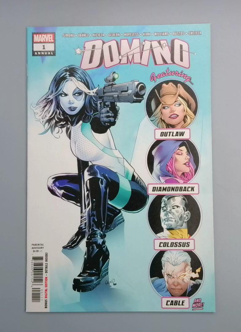 Domino Annual #1 NM Diamondback, Colossus, Cable, Marvel, 2019