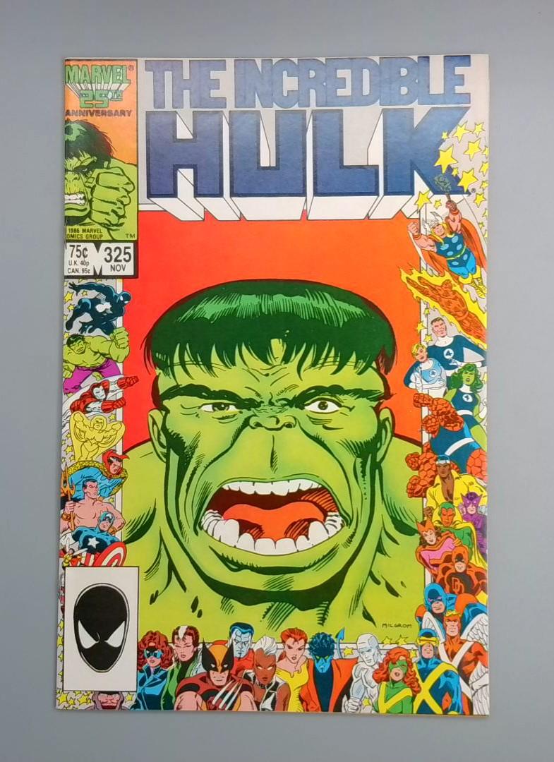 Incredible Hulk #325, VF+ Marvel Comics, 1986