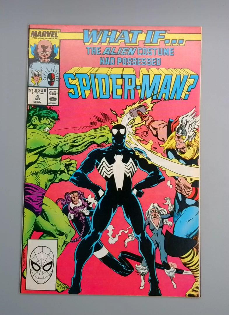 What If...#4 VF/NM The Alien Costume Had Possessed Spider-Man Marvel, 1990
