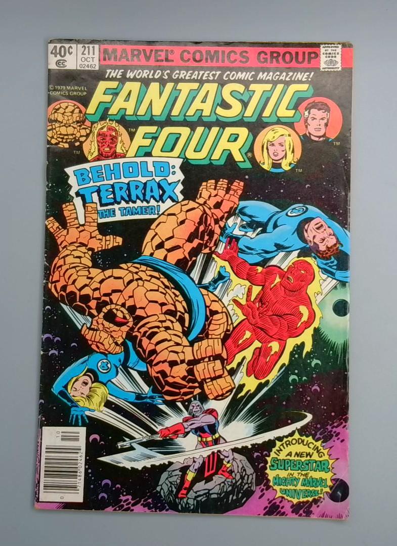 Fantastic Four #211, 1st Terrax the Tamer, Marvel Comics, 1979