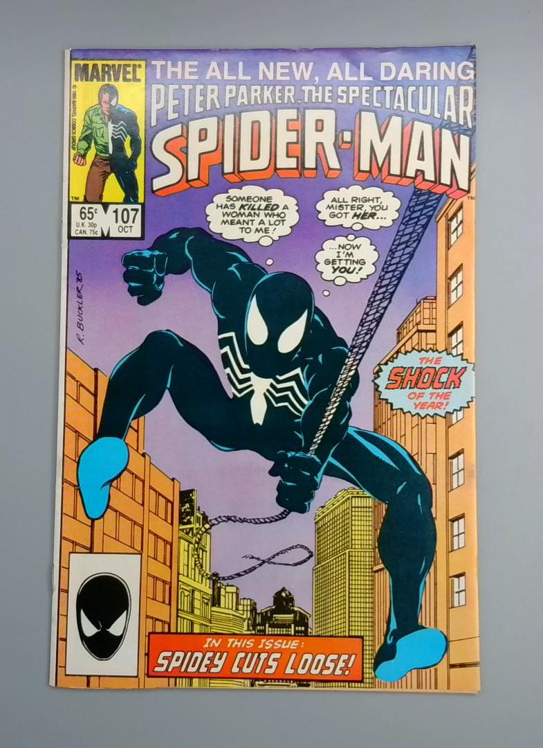 Spectacular Spider-Man #107, VF- Marvel Comics, 1985