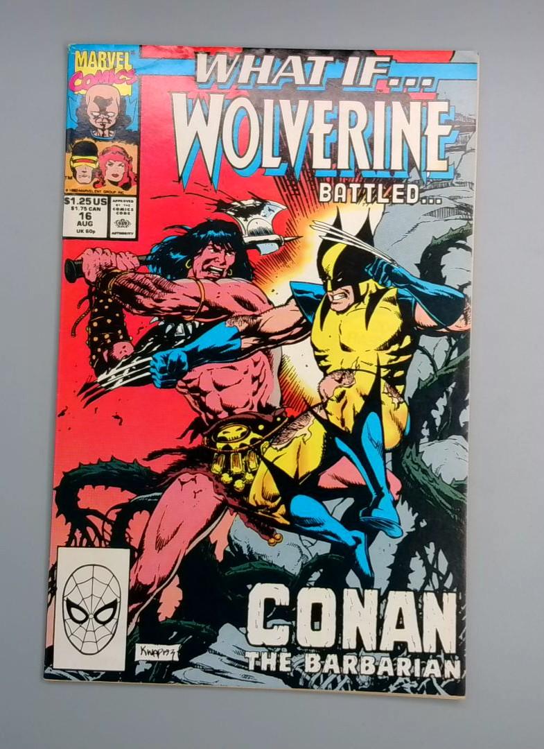What If... #16, Wolverine Battled Conan the Barbarian Marvel Comics, 1991