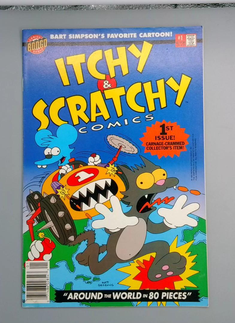Itchy & Scratchy Comics #1, Newsstand Bongo Comics, 1993