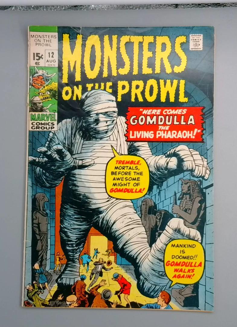 Monsters on the Prowl #12,GD  Marvel Comics, 1971