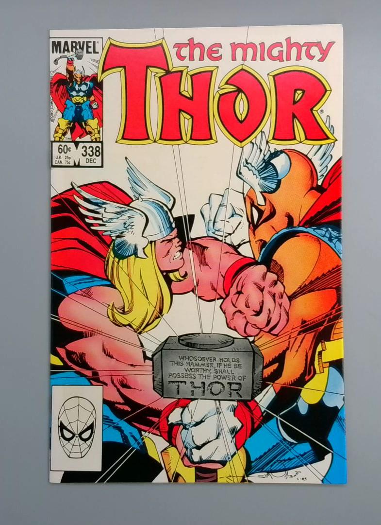 Thor #338, NM 2nd Bet Ray Bill Marvel Comics, 1983