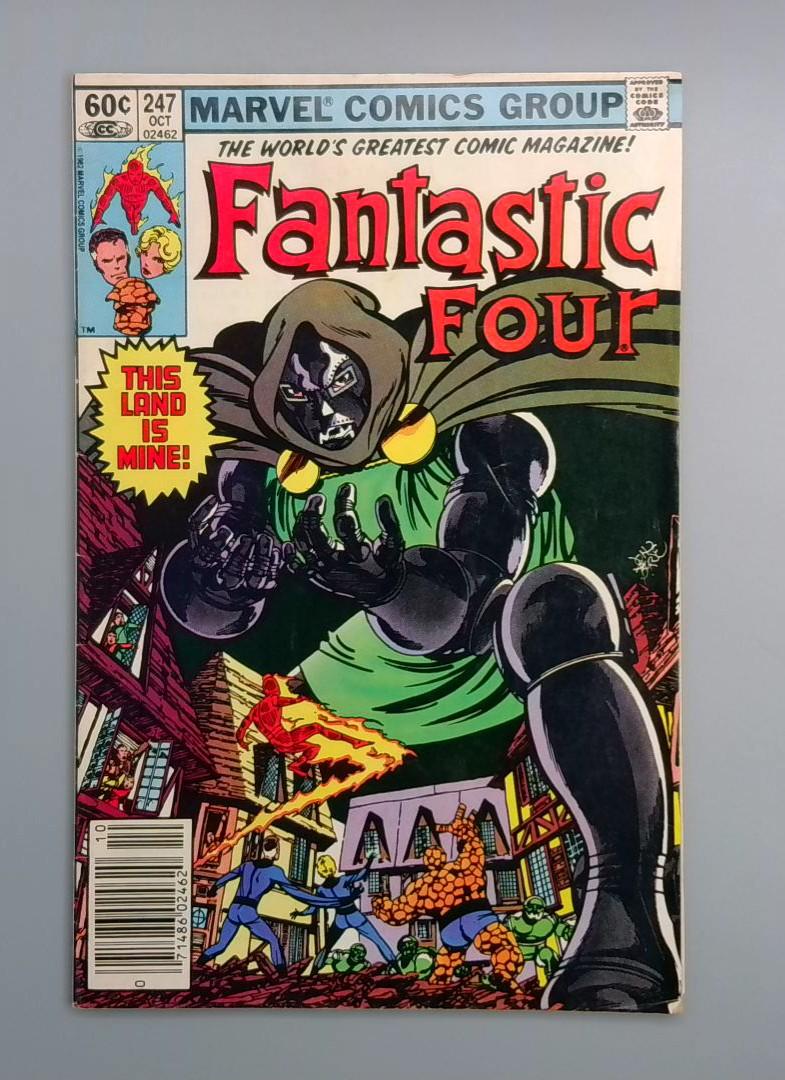 Fantastic Four #247 Newsstand Marvel Comics, October 1982