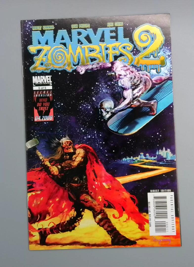 Marvel Zombies 2 #5, NM Thor/Silver Surfer Marvel Comics, 2008