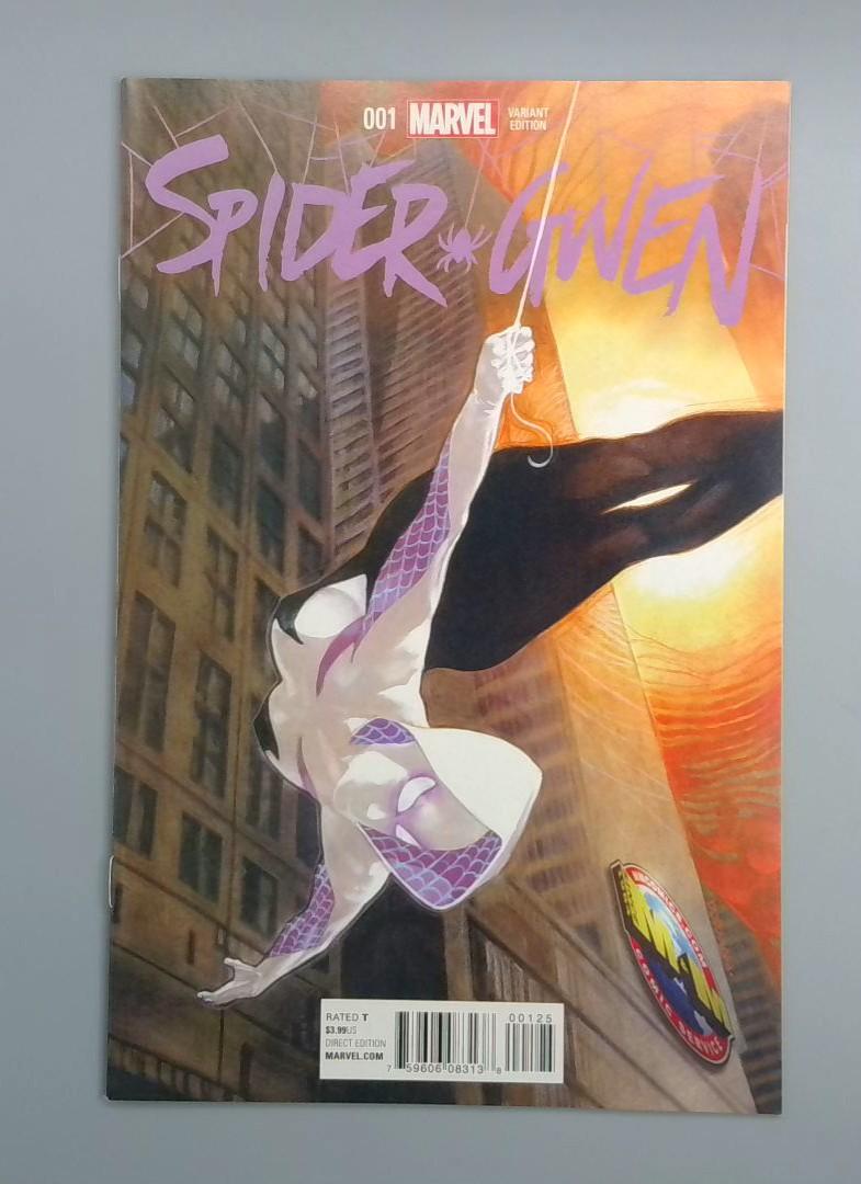 Spider-Gwen #1, NM M&M Comics Exclusive Variant Marvel Comics, 2015