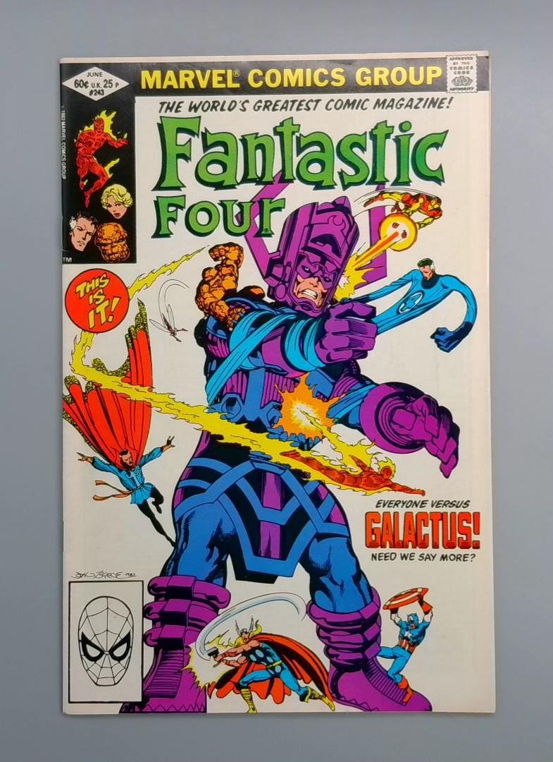 Fantastic Four #243, Everyone Versus Galactus, Marvel Comics Group, 1982