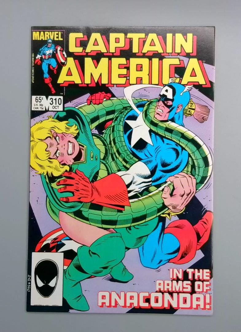 Captain America #310, 1st Serpent Society Marvel, 1985