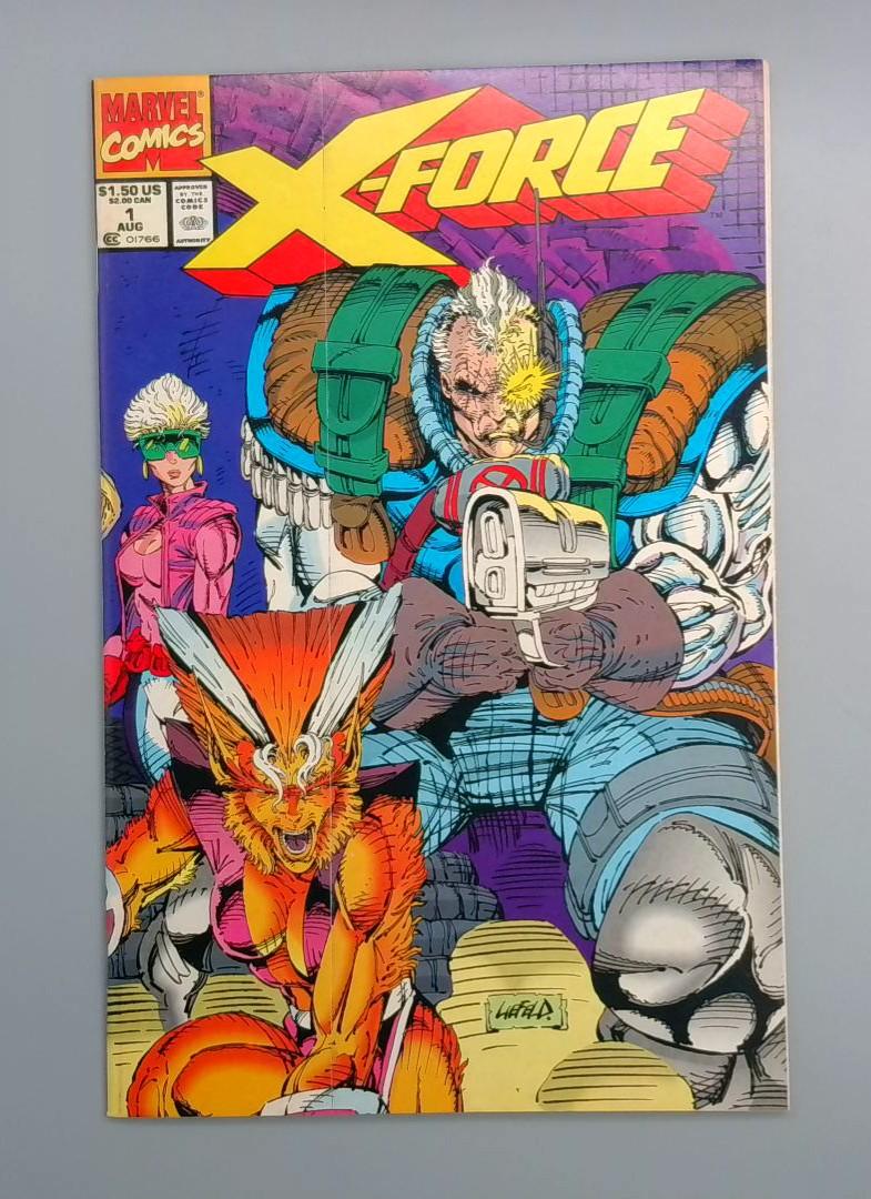 X-Force #1, With Deadpool Card Marvel Comics, 1992
