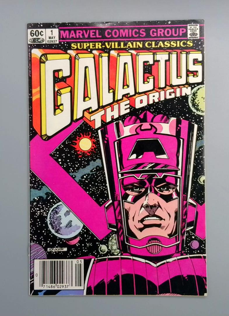 Super-Villain Classics #1 Newsstand Galactus Origin Marvel Comics 1983	
