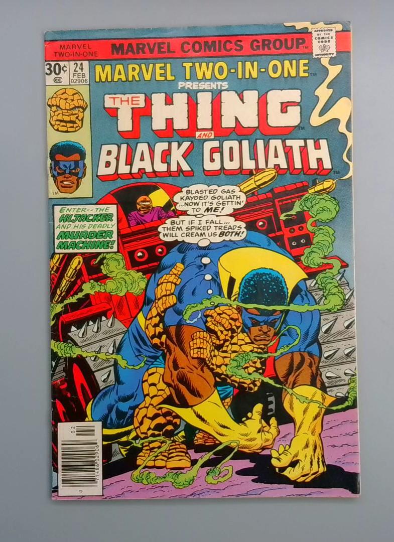 Marvel Two-In-One #24, Thing and Black Goliath, Marvel Comics, 1977