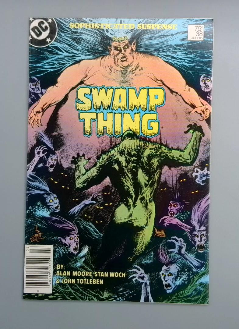 Swamp Thing #38,NM- Newsstand DC Comics, 1985 JR1