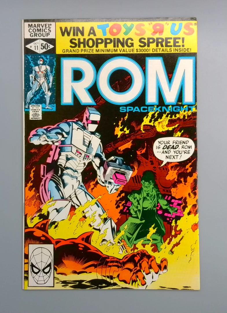 ROM #11, VF+ Marvel Comics, 1980 JR1
