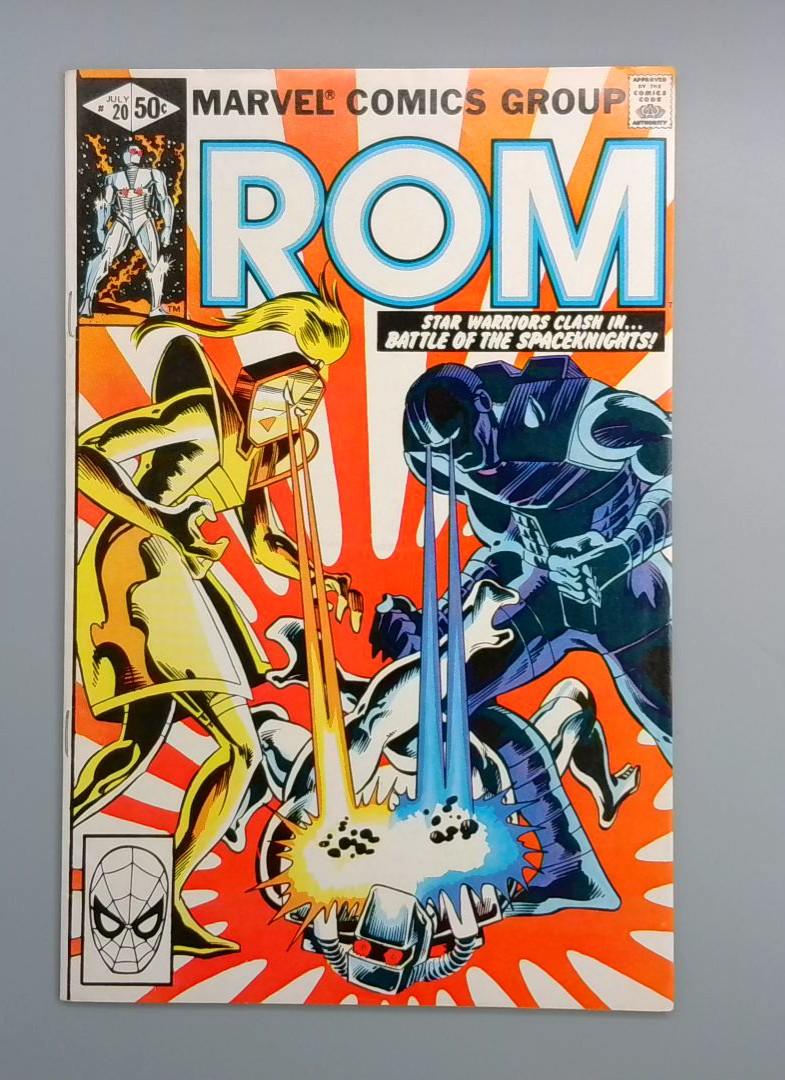 ROM #20, Battle of the Spaceknight, Marvel Comics Group, 1980 JR1