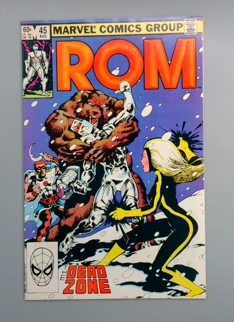 ROM #45, VF+ Super Soviet Soldiers Marvel Comics, 1982 JR1