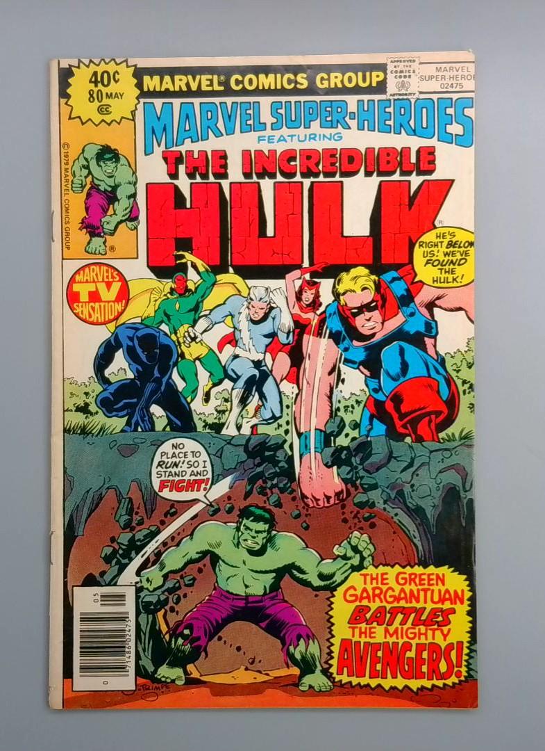 Marvel Super-Heroes #80, The Incredible Hulk, Marvel Comics, 1980