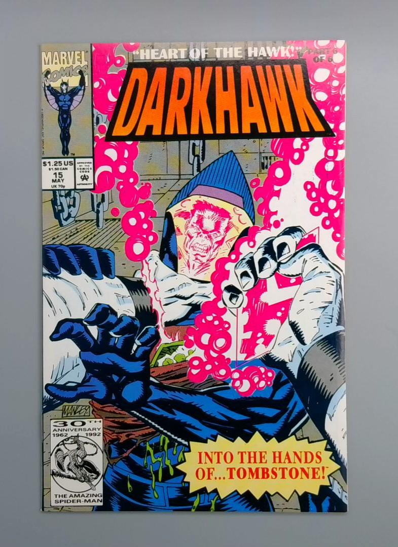 Darkhawk #15, Into the Hands of Tombstone, Marvel, 1992