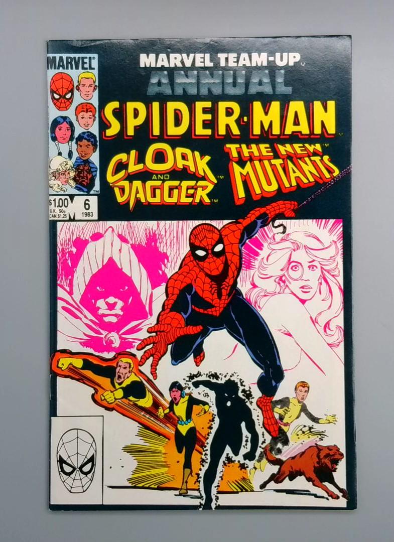 Marvel Team-Up Annual #6 Cloak and Dagger, New Mutants, Marvel, 1983 JR1