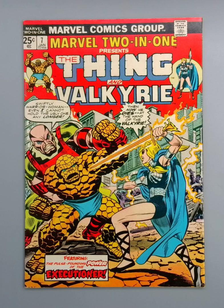 Marvel Two-in-One #7 FN/VF Valkyrie, Marvel Comics 1975