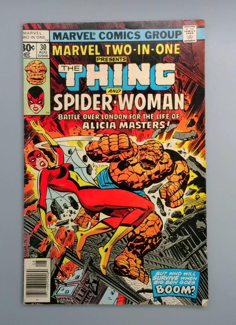 Marvel Two-In-One #30, Early Spider-Woman, Marvel Comics, 1977 JR1
