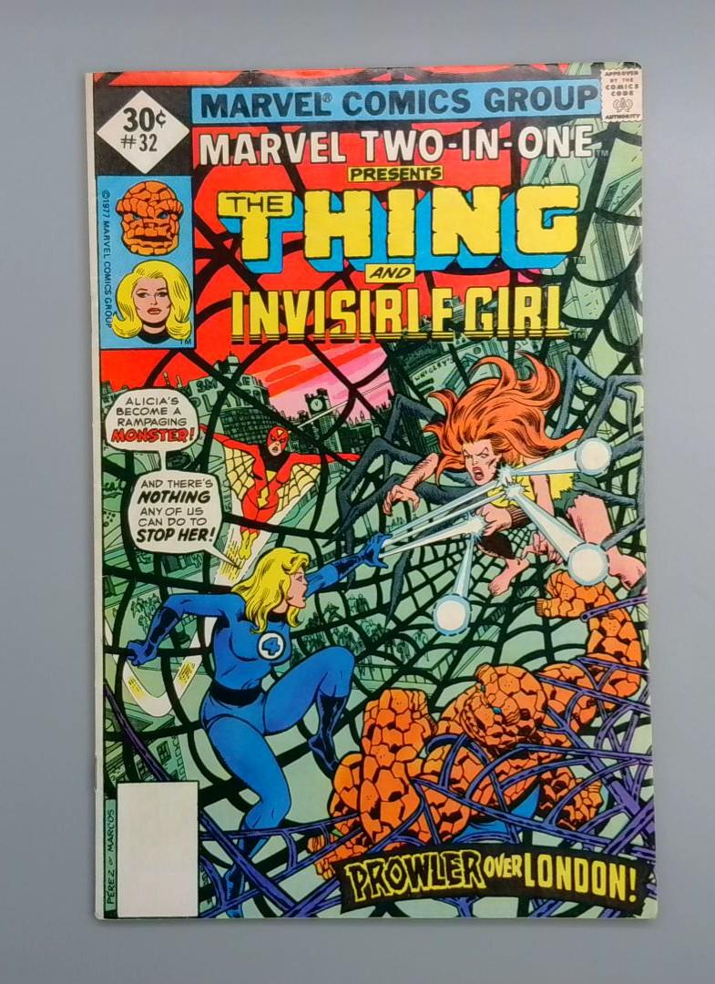 Marvel Two-In-One #32 Early Spider-Woman, Whitman Variant Marvel Comics 1977 JR1